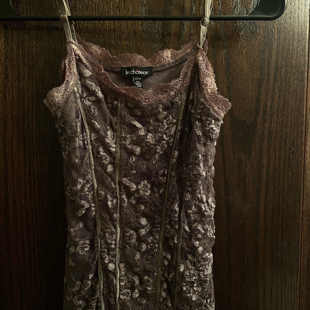 ✨Lace Brown/Beige TankTop✨